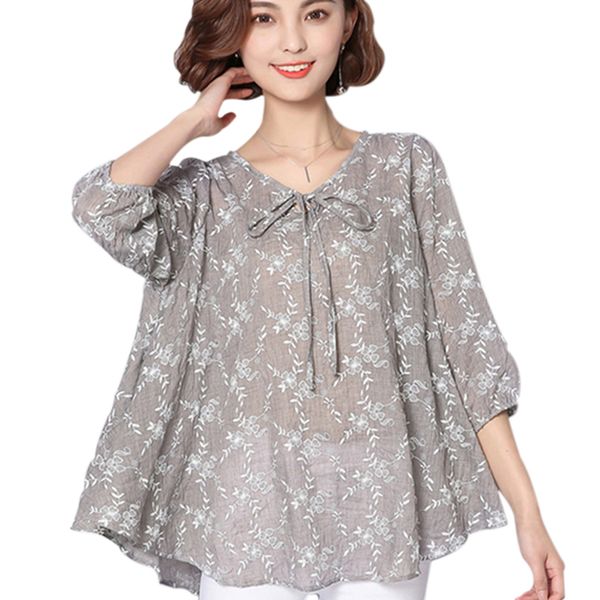 autumn women blouses and 2018 loose linen cotton blouse tunic shirt 6xl plus size women clothing ladies casual blusas, White
autumn women blouses and 2018 loose linen cotton blouse tunic shirt 6xl plus size women clothing ladies casual blusas, White
