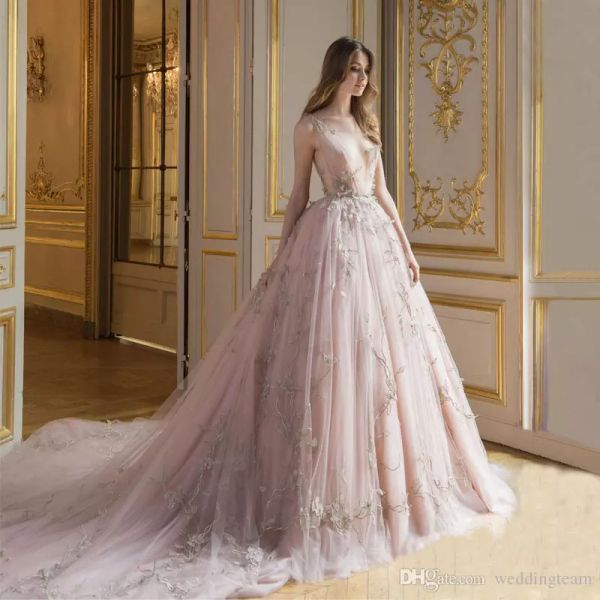 paolo sebastian prom dresses deep v neck 3d appliques evening gowns tulle sweep train a line formal party dress, Black
paolo sebastian prom dresses deep v neck 3d appliques evening gowns tulle sweep train a line formal party dress, Black
