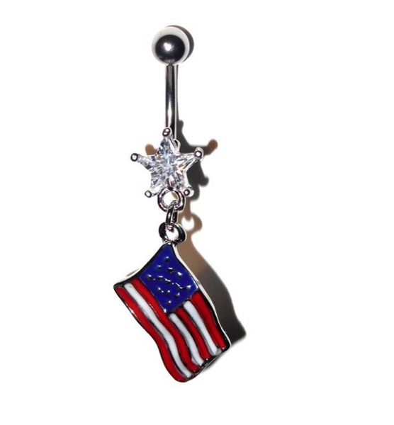 prevent allergies body piercing belly button rings fashion national flag navel pendant rings umbilical nail t3c0111, Silver
prevent allergies body piercing belly button rings fashion national flag navel pendant rings umbilical nail t3c0111, Silver