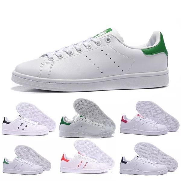 2019 designers wholesale newsest stan shoes fashion brand smith leather men women classic flats running shoes 36-44, White;red
2019 designers wholesale newsest stan shoes fashion brand smith leather men women classic flats running shoes 36-44, White;red