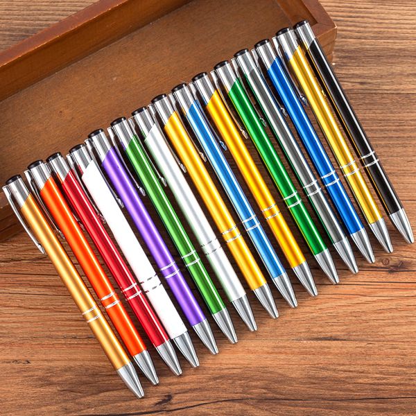 100 Pcs/lot Business Ballpoint Pens Stationery Ballpen Caneta Novelty Gift Zakka Office Material School Supplies Can Custom