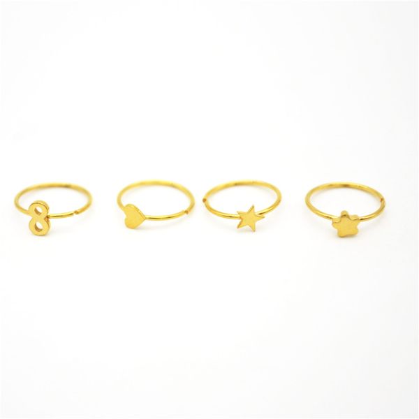 18k gold hoop nose ring star infinity ear stud cartilage tragus septum lip eyebrow stud ear cuff 22g 8mm flower heart wholesale, Silver
18k gold hoop nose ring star infinity ear stud cartilage tragus septum lip eyebrow stud ear cuff 22g 8mm flower heart wholesale, Silver