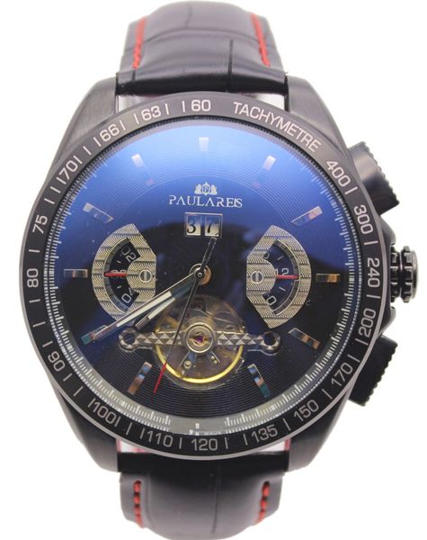 brand new luxury men's business watch self-wind sapphire crystal genuine leather tourbillions automatic mechanical wristwatch, Slivery;brown
brand new luxury men's business watch self-wind sapphire crystal genuine leather tourbillions automatic mechanical wristwatch, Slivery;brown