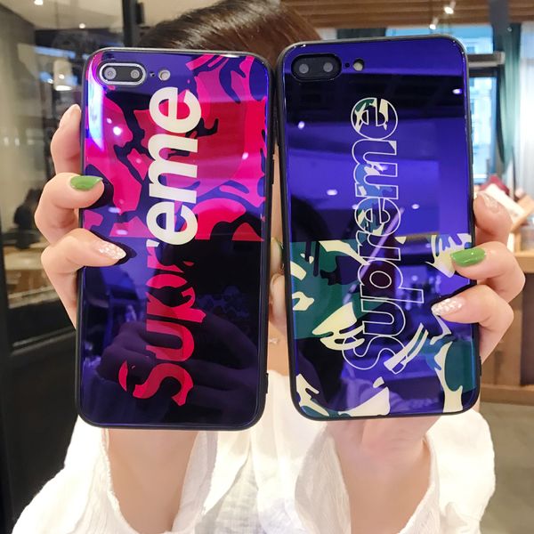 Fashion Brand Blue Toughened Glass Phone Case for IPhoneX 7P/8P 7/8 6/6sP 6/6s TPU Colorful Printed Phone Case with Fashion Brand Letters
Fashion Brand Blue Toughened Glass Phone Case for IPhoneX 7P/8P 7/8 6/6sP 6/6s TPU Colorful Printed Phone Case with Fashion Brand Letters