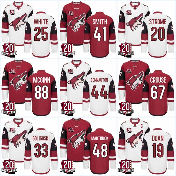 20th Anniversary patch Arizona Coyotes 26 Michael Stone 25 Ryan White 41 Mike Smith 44 Kevin Connauton 67 Lawson Crousel Hockey Jerseys
20th Anniversary patch Arizona Coyotes 26 Michael Stone 25 Ryan White 41 Mike Smith 44 Kevin Connauton 67 Lawson Crousel Hockey Jerseys