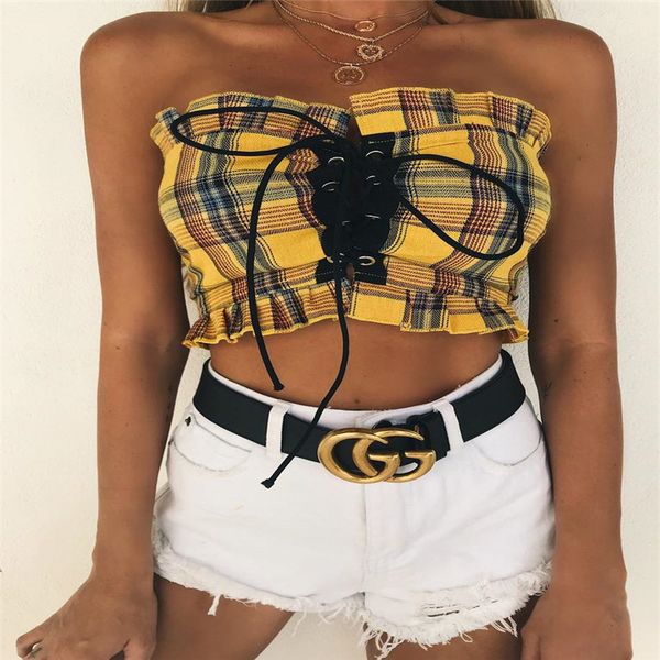 2018 women summer style tank workout bandage hollow out plaid beach tank camisole blouses shirt tees ladies plus sized, White
2018 women summer style tank workout bandage hollow out plaid beach tank camisole blouses shirt tees ladies plus sized, White