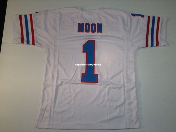 retro custom sewn stitched #1 warren moon white mitchell & ness jersey s-5xl,6xl men's football jerseys rugby, Black;blue 
retro custom sewn stitched #1 warren moon white mitchell & ness jersey s-5xl,6xl men's football jerseys rugby, Black;blue