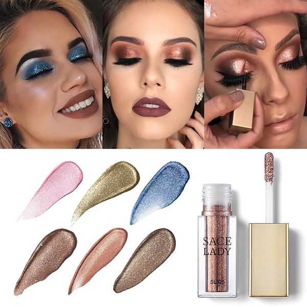 sace lady 6ml glitter liquid eyeshadow shimmer eye makeup long lasting highlighter cream
sace lady 6ml glitter liquid eyeshadow shimmer eye makeup long lasting highlighter cream