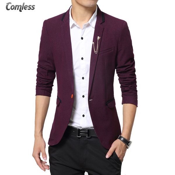 2017 spring mens blazer solid boutique suits for men blazers slim fit outwear coat jacket costume homme blazer men, White;black
2017 spring mens blazer solid boutique suits for men blazers slim fit outwear coat jacket costume homme blazer men, White;black
