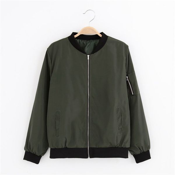 Spring Bomber Jacket Women Long Sleeve Basic Coats Bomber Jacket Casual Thin Short Jackets Women Outerwear Jaqueta Feminina
Spring Bomber Jacket Women Long Sleeve Basic Coats Bomber Jacket Casual Thin Short Jackets Women Outerwear Jaqueta Feminina