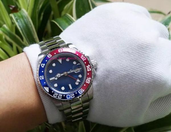 40mm 2018 new luxury 116719 116610 pepsi blue red bezel automatic blue lock clasp strap sports self-wind mens men's watch watches wr, Slivery;brown
40mm 2018 new luxury 116719 116610 pepsi blue red bezel automatic blue lock clasp strap sports self-wind mens men's watch watches wr, Slivery;brown