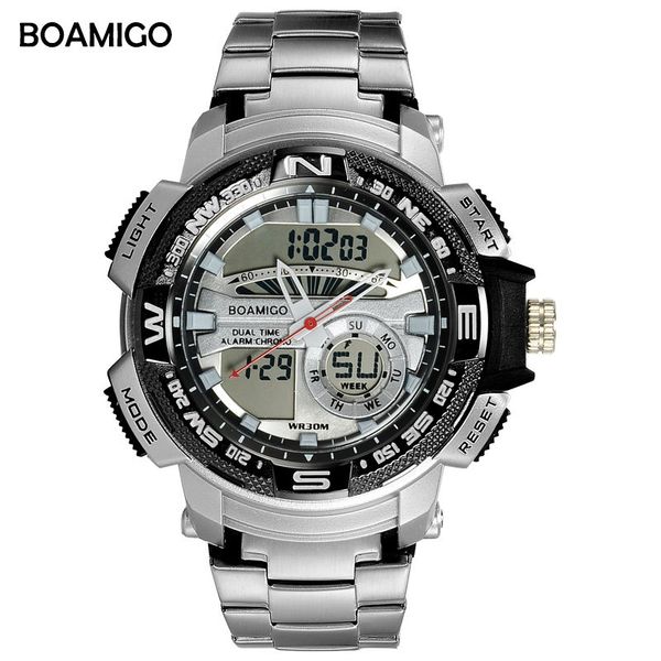 boamigo steel men sport quartz watch analog wristwatch multifunction fashion digital watches relojes masculino dropshipping, Slivery;brown
boamigo steel men sport quartz watch analog wristwatch multifunction fashion digital watches relojes masculino dropshipping, Slivery;brown