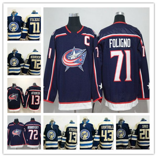 2018 Columbus Blue Jackets Jerseys Hockey 72 Sergei Bobrovsky 71 Nick Foligno 9 Artemi Panarin 13 Cam Atkinson Navy Men Stitched Uniforms
2018 Columbus Blue Jackets Jerseys Hockey 72 Sergei Bobrovsky 71 Nick Foligno 9 Artemi Panarin 13 Cam Atkinson Navy Men Stitched Uniforms