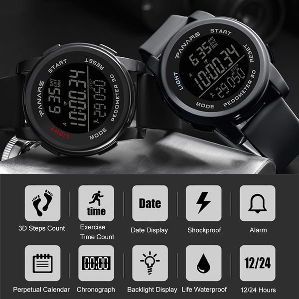 new outdoor men watch waterproof sport step count backlight round dial digital watch for men, Slivery;brown
new outdoor men watch waterproof sport step count backlight round dial digital watch for men, Slivery;brown