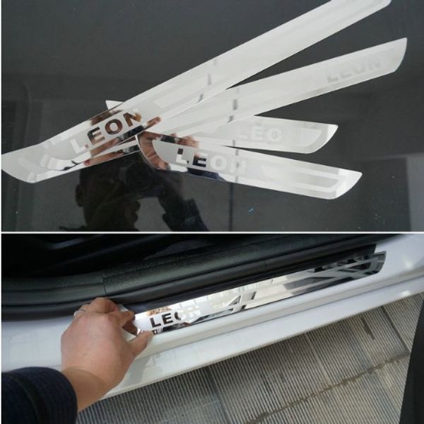 car accessories stainless steel door scuff plate door sill car-styling for seat leon cupra 2011 2012 2013 2014 2015
car accessories stainless steel door scuff plate door sill car-styling for seat leon cupra 2011 2012 2013 2014 2015