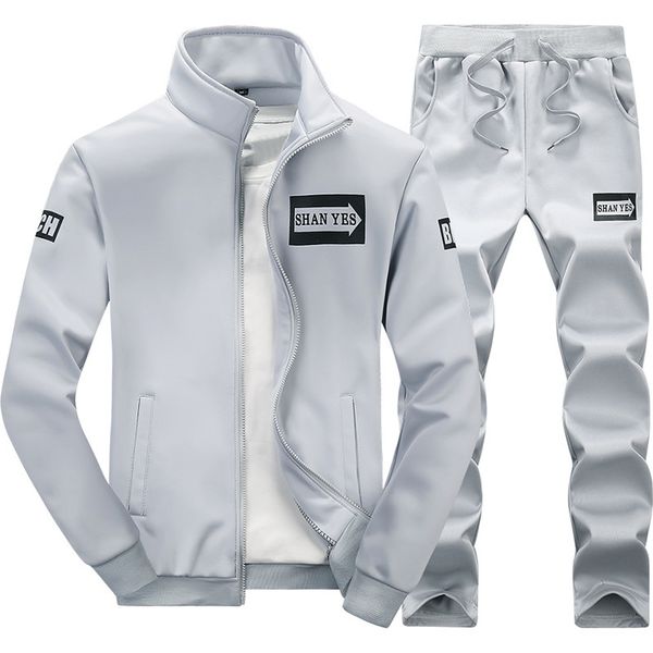 men tracksuits sets spring autumn men's sport suit slim casual sweatshirts pants sportswear male set 4xl clothes for man, Gray
men tracksuits sets spring autumn men's sport suit slim casual sweatshirts pants sportswear male set 4xl clothes for man, Gray