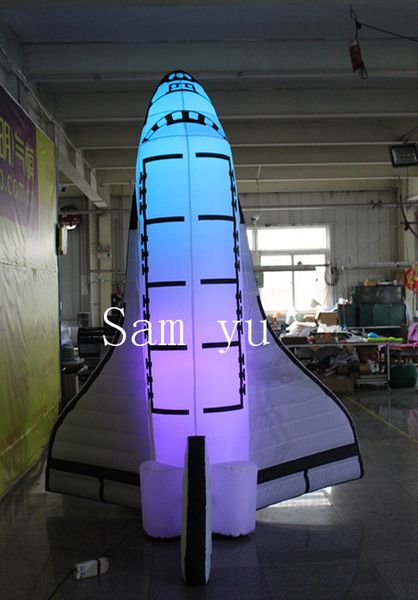 3m high new advertising with 7 color led light inflatable spacecraft, inflatalbe space shuttle , inflatable space vehicles
3m high new advertising with 7 color led light inflatable spacecraft, inflatalbe space shuttle , inflatable space vehicles
