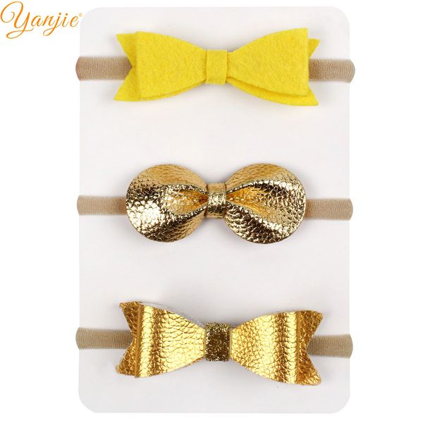 1set trendy vintage cute leather hair bow elastic nylon headband 2018 diy hair accessories for girl bands p headwear, Slivery;white
1set trendy vintage cute leather hair bow elastic nylon headband 2018 diy hair accessories for girl bands p headwear, Slivery;white