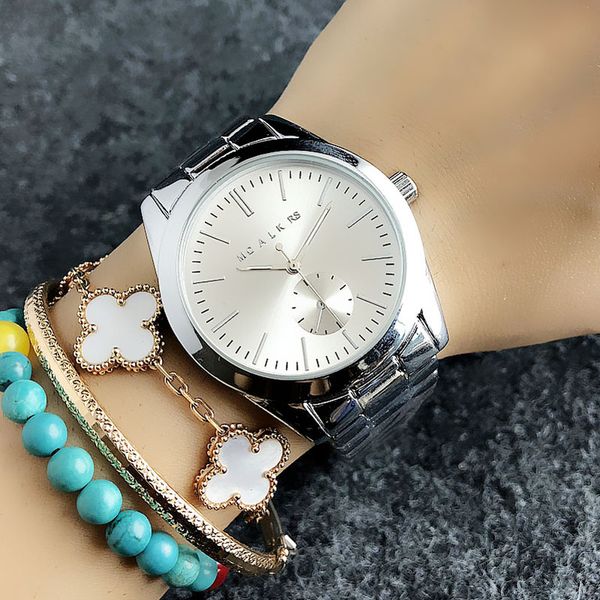 metal m steel brand quartz small dial girl style fashion women's band watch wrist m53 design lnaxg, Slivery;brown
metal m steel brand quartz small dial girl style fashion women's band watch wrist m53 design lnaxg, Slivery;brown