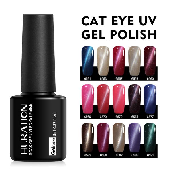 huration new 8ml semi permanent magnet nail gel polish 3d cat eyes magnetic stick 24 color soak uv led gel lacquer art varnish, Red;pink
huration new 8ml semi permanent magnet nail gel polish 3d cat eyes magnetic stick 24 color soak uv led gel lacquer art varnish, Red;pink