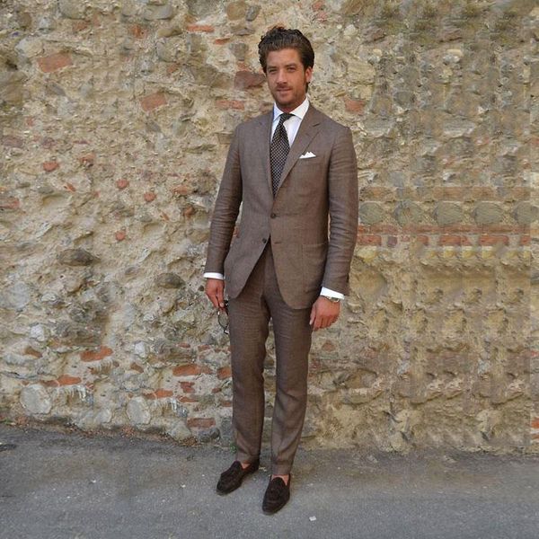summer brown linen men suits for wedding suits gentle male blazers slim fit groom tuxedos casual groomsmen jacket 2 pieces prom wear, Black;gray
summer brown linen men suits for wedding suits gentle male blazers slim fit groom tuxedos casual groomsmen jacket 2 pieces prom wear, Black;gray