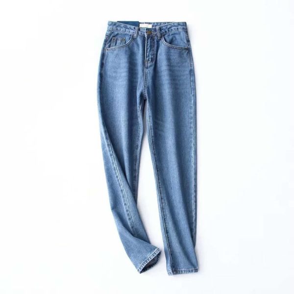 2018 new arrival women's clothes for autumn jeans high waist plus size button elastic female denim slim harem trousers, Blue
2018 new arrival women's clothes for autumn jeans high waist plus size button elastic female denim slim harem trousers, Blue
