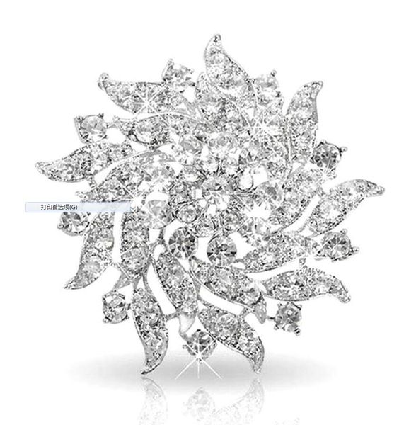 2.2 inch sparkly silver plated clear rhinestone crystal diamante wedding invitation brooch jewelry pins corsage women, Gray
2.2 inch sparkly silver plated clear rhinestone crystal diamante wedding invitation brooch jewelry pins corsage women, Gray