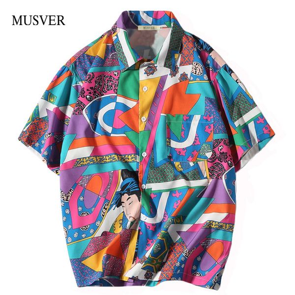 musver 2018 summe men loose hip hop shirts harajuku japanese ukiyo e anime shirt short sleeve hawaiian shirts streetwear, White;black
musver 2018 summe men loose hip hop shirts harajuku japanese ukiyo e anime shirt short sleeve hawaiian shirts streetwear, White;black