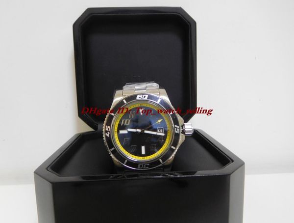 luxury original box papers mens super ocean watch a17364 stainless steel 42mm black yellow dial mechanical automatic men's watches, Slivery;brown
luxury original box papers mens super ocean watch a17364 stainless steel 42mm black yellow dial mechanical automatic men's watches, Slivery;brown