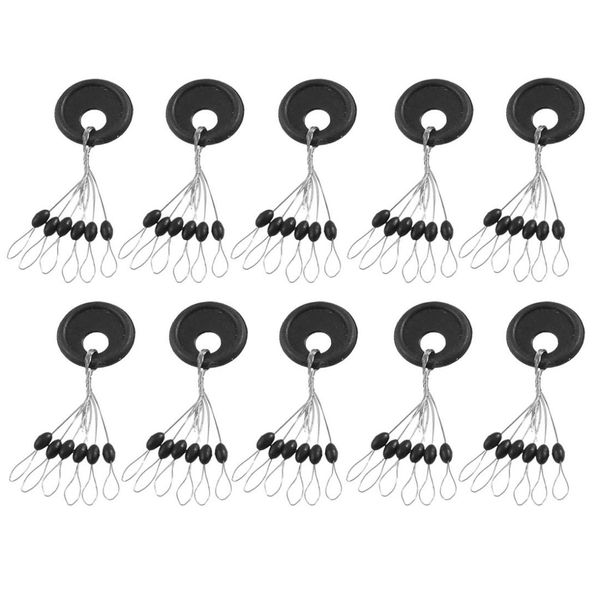 music-s 10 pcs 6 in 1 size l black rubber oval ser fishing bobber float 
music-s 10 pcs 6 in 1 size l black rubber oval ser fishing bobber float