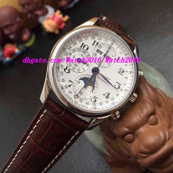 luxury watch new collection moonphase men's watch l2.673.4.51.6 automatic men's watch, Slivery;brown
luxury watch new collection moonphase men's watch l2.673.4.51.6 automatic men's watch, Slivery;brown