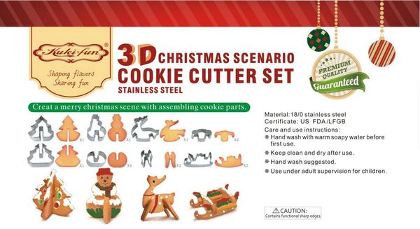 3d diy stainless steel cookie mould double sugar cake pan christmas theme metal cake cutters mould 8 pcs/set tc181109
3d diy stainless steel cookie mould double sugar cake pan christmas theme metal cake cutters mould 8 pcs/set tc181109