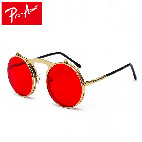 Pro acme retro team punk ungla e round flip up metal frame gla e ocean red len teampunk un gla e women men cc1060
Pro acme retro team punk ungla e round flip up metal frame gla e ocean red len teampunk un gla e women men cc1060