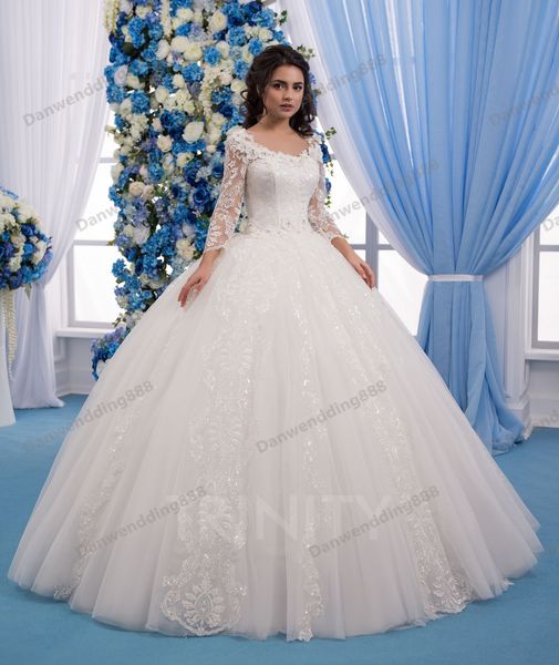 beauty ivory scoop tulle sleeves applique ball gown wedding dresses bridal pageant dresses wedding attire dresses custom size 2-16 zw713236, White
beauty ivory scoop tulle sleeves applique ball gown wedding dresses bridal pageant dresses wedding attire dresses custom size 2-16 zw713236, White