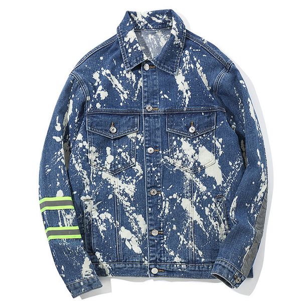 3m reflection tie dyeing turn down collar jeans jacket men 2018 autumn hip hop denim jackets casual jackets for men, Black;brown
3m reflection tie dyeing turn down collar jeans jacket men 2018 autumn hip hop denim jackets casual jackets for men, Black;brown
