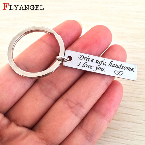fashion jewelry men women keyring engraved drive safe, handsome i love you heart for couples boyfriend girlfriend gifts keychain, Silver
fashion jewelry men women keyring engraved drive safe, handsome i love you heart for couples boyfriend girlfriend gifts keychain, Silver