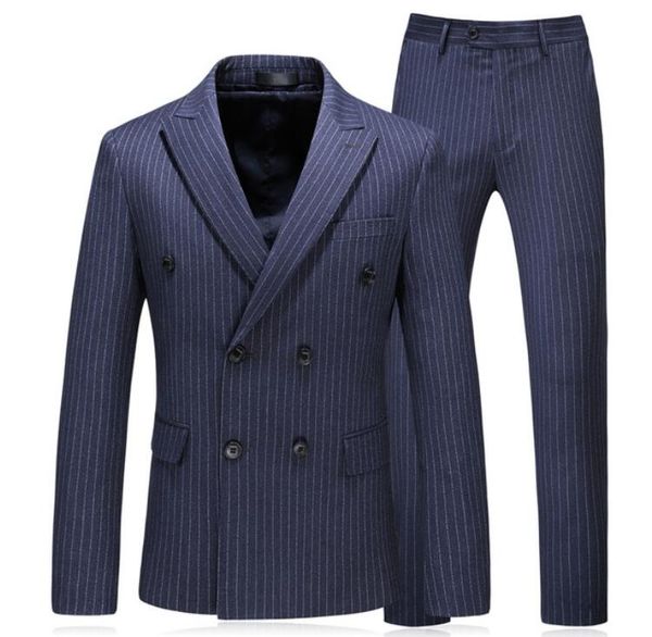 (jacket+vest+pants) 2018 suit men luxury spring men's casual business wedding suit men full dress men fashion stripe suits classic suit, White;black
(jacket+vest+pants) 2018 suit men luxury spring men's casual business wedding suit men full dress men fashion stripe suits classic suit, White;black