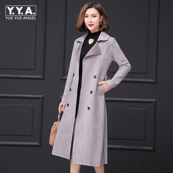 european double breasted deerskin long womens windbreaker fashion slim winter women outerwear new design belted trench coat 3xl, Tan;black
european double breasted deerskin long womens windbreaker fashion slim winter women outerwear new design belted trench coat 3xl, Tan;black