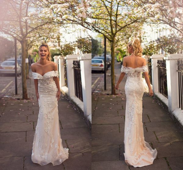 elegant champagne mermaid 3d flower appliqued wedding dresses off shoulders lace tulle summer beach garden wedding bridal gowns, White
elegant champagne mermaid 3d flower appliqued wedding dresses off shoulders lace tulle summer beach garden wedding bridal gowns, White