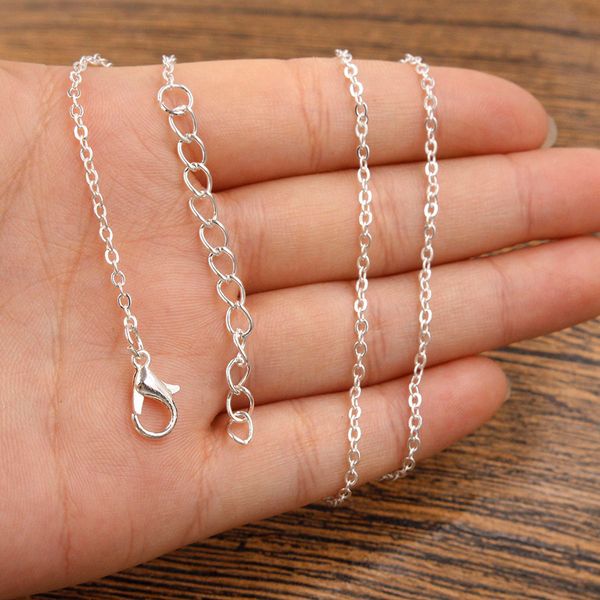 fnixtar stainless steel bright silver color chain necklace thickness 1.5mm length 47cm+5cm extender necklaces 10 piece/lot
fnixtar stainless steel bright silver color chain necklace thickness 1.5mm length 47cm+5cm extender necklaces 10 piece/lot
