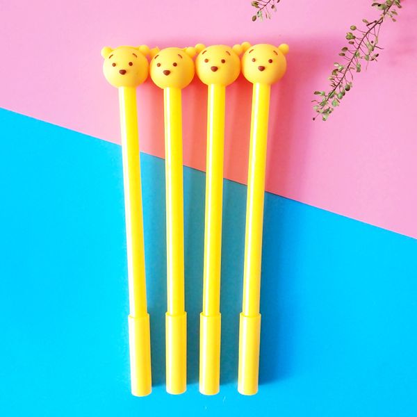 48pcs/lot 0.5mm black ink creative cute cartoon animal yellow bear gel pen pen roller ball pens
48pcs/lot 0.5mm black ink creative cute cartoon animal yellow bear gel pen pen roller ball pens