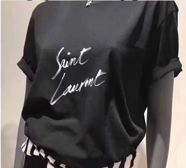 Paris Designer Summer Mens 100% Cotton T-Shirts Letter Print Black Brand Clothing women Short Sleeve T Shirts Tops Tees 2018
Paris Designer Summer Mens 100% Cotton T-Shirts Letter Print Black Brand Clothing women Short Sleeve T Shirts Tops Tees 2018