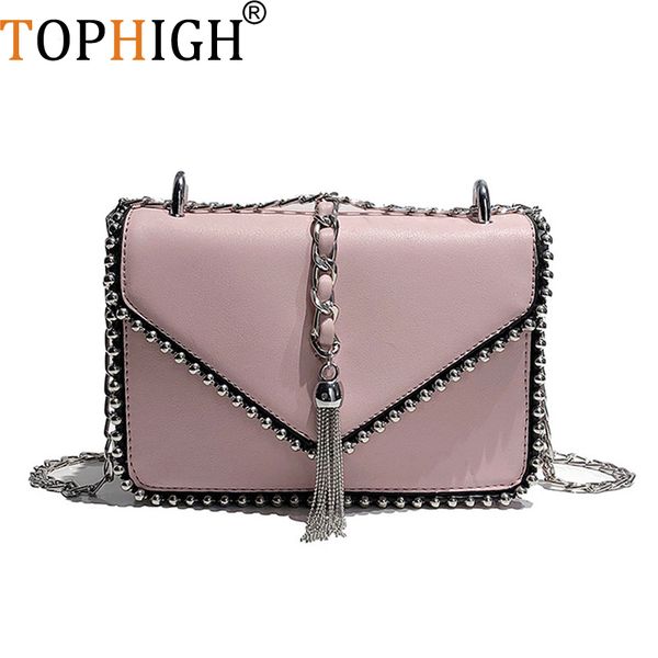 tophigh fashion rivet bags woman ladies floral leather handbags women messenger bags chain crossbody bag
tophigh fashion rivet bags woman ladies floral leather handbags women messenger bags chain crossbody bag