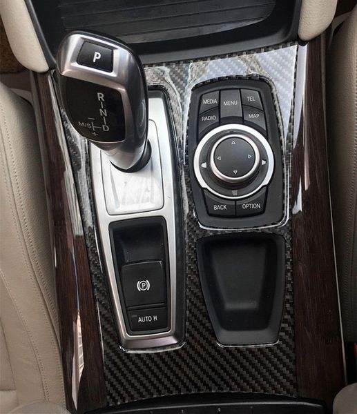 refit for bmw x5 e70 2010-2013 black carbon fiber gear shift panel cover trim 1pcs
refit for bmw x5 e70 2010-2013 black carbon fiber gear shift panel cover trim 1pcs