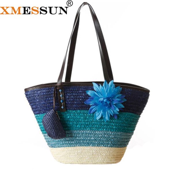 xmessun beach bag for summer big flower straw bag handmade woven shoulder bags ladies shopping travel tote bag l159 d18102407
xmessun beach bag for summer big flower straw bag handmade woven shoulder bags ladies shopping travel tote bag l159 d18102407