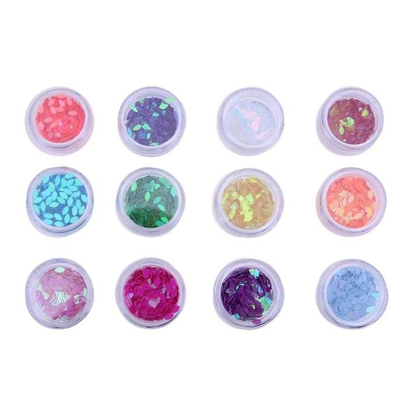 12 colors nail art tips stickers diy 3d glitter sequins manicure glitter paillette nail sequins leaf art decorations, Silver;gold
12 colors nail art tips stickers diy 3d glitter sequins manicure glitter paillette nail sequins leaf art decorations, Silver;gold