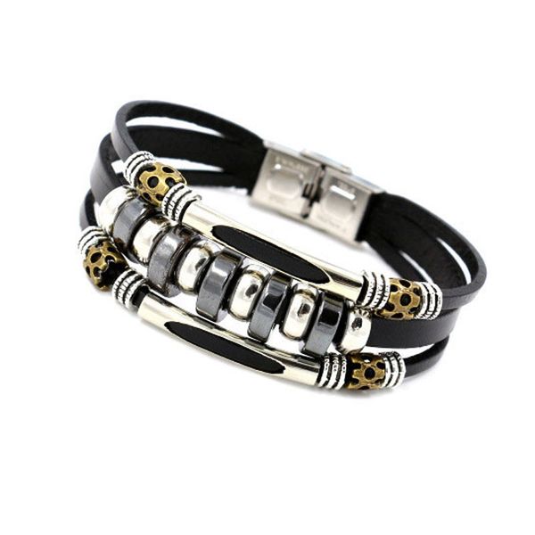 wholesale new fashion punk leather beaded bangle bracelets jewelry for women men love charm ing, Golden;silver
wholesale new fashion punk leather beaded bangle bracelets jewelry for women men love charm ing, Golden;silver