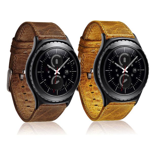 dahase retro layer genuine leather watch band for samsung gear s3 frontier strap for gear s3 classic watchband with pins, Black;brown
dahase retro layer genuine leather watch band for samsung gear s3 frontier strap for gear s3 classic watchband with pins, Black;brown