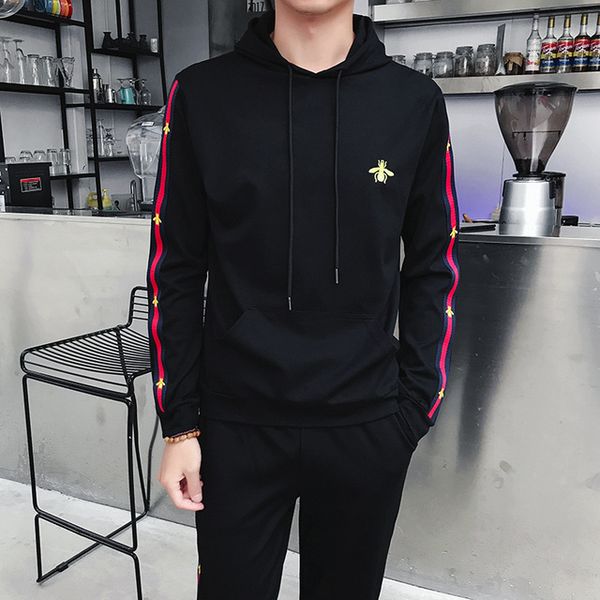 2018 Autumn Mens Track Suit 2 Piece Set Sweatshirt And Joggers Pants Sportsuits Cotton Pullover Hoodies Trouser plus size M-5XL
2018 Autumn Mens Track Suit 2 Piece Set Sweatshirt And Joggers Pants Sportsuits Cotton Pullover Hoodies Trouser plus size M-5XL