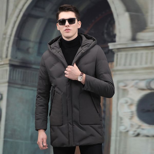 new arrivals men's winter jacket solid 90% white duck down coat man hooded warm men's down jacket business male outwear co141, Black
new arrivals men's winter jacket solid 90% white duck down coat man hooded warm men's down jacket business male outwear co141, Black